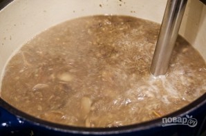 Грибной суп-пюре на сливках - фото шаг 5
