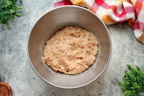 Запеканка с куриным фаршем - фото шаг 8
