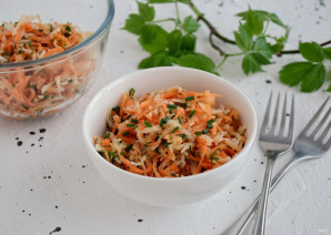 Салат с дайконом и морковью - фото шаг 5