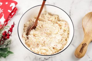 Салат "Рафаэлло" с крабовыми палочками - фото шаг 6