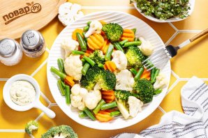 Овощи в микроволновке - фото шаг 10