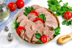 Язык свиной отварной - фото шаг 8