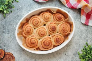 Синабоны из слоеного теста - фото шаг 6