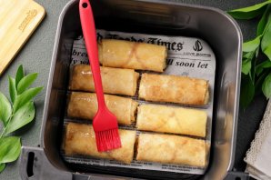 Замороженные блины в аэрогриле - фото шаг 4