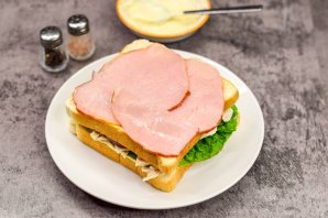 Клубный сэндвич с курицей - фото шаг 6