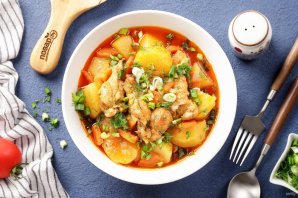 Курица с картошкой в мультиварке - фото шаг 13