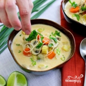 Тайский куриный суп - фото шаг 22