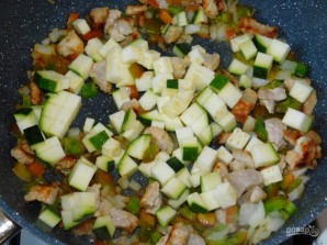 Омлет с мясом и овощами - фото шаг 3