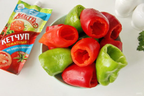 Фаршированные перцы в томатном соусе с кетчупом без сахара - фото шаг 6