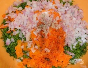 Салат из белой фасоли консервированной - фото шаг 6