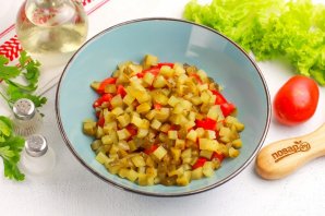 Интересный картофельный салат - фото шаг 3