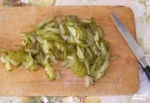 Салат из маслят и картошки - фото шаг 4