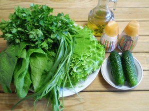 Салат зеленый - фото шаг 1