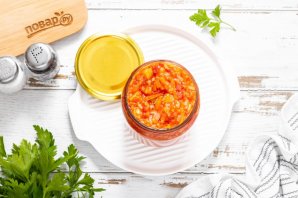 Салат с рисом на зиму - фото шаг 10