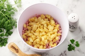 Салат "Пасхальный венок" - фото шаг 3