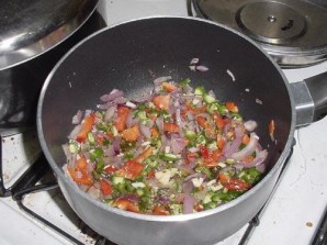Вегетарианская черная фасоль Чили - фото шаг 5