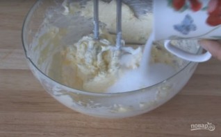Ванильно-мраморный пирог (бисквит) - фото шаг 2