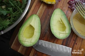 Салат из руколы и авокадо - фото шаг 2