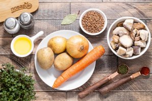 Постный суп с грибами - фото шаг 1