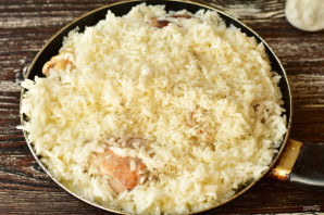 Рис с курицей в сливках - фото шаг 9