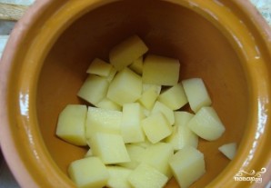 Семга с картошкой в горшочках - фото шаг 2
