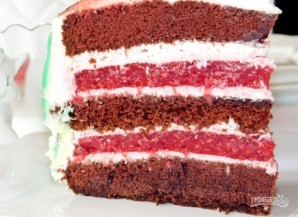 Торт с ягодной прослойкой - фото шаг 9