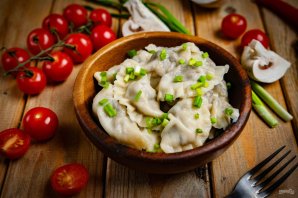 Постные вареники с грибами - фото шаг 15