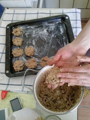 Овсяное печенье с сухофруктами - фото шаг 14