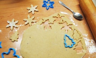 Рождественское печенье с глазурью - фото шаг 4