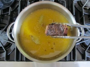 Ячменный суп с рёбрышками - фото шаг 7