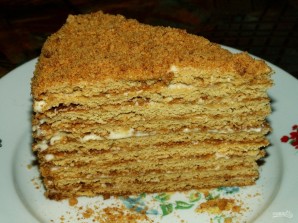Торт "Медовик" со сгущенкой - фото шаг 17