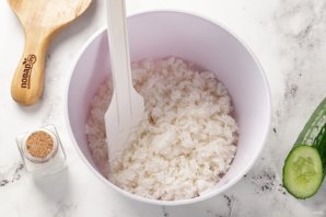 Ленивые роллы в аэрогриле - фото шаг 5