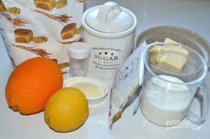Лимонно-апельсиновое пирожное - фото шаг 1