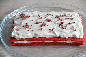 Пирожное "Красное и белое" - фото шаг 19