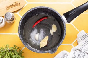 Маринованные мини-перцы с сыром - фото шаг 3