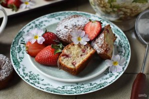 Клубничные маффины - фото шаг 14
