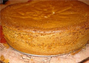 Бисквитный торт с мастикой - фото шаг 1