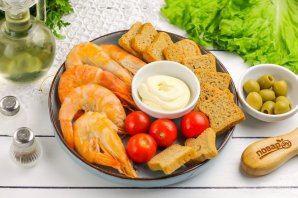 Канапе с креветками - фото шаг 1