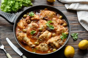 Курица по-средиземноморски с оливками - фото шаг 11