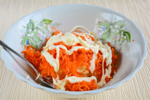 Тарталетки с сыром, чесноком и морковкой - фото шаг 6