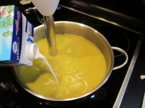 Сливочный суп-пюре с курицей - фото шаг 9