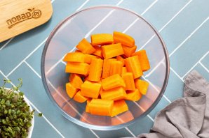 Морковь в аэрогриле - фото шаг 4