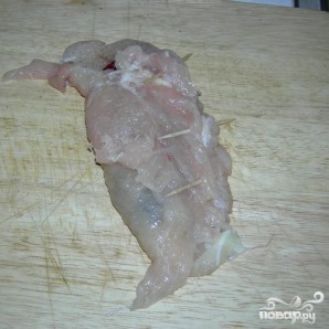 Фаршированная куриная грудинка - фото шаг 2