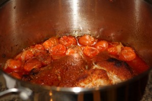 Свинина с помидорами в духовке - фото шаг 5