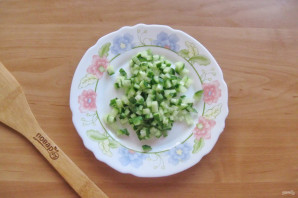 Салат из ветчины с сыром - фото шаг 4