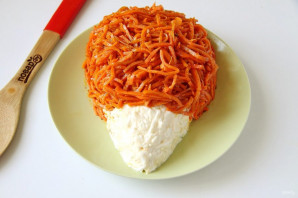 Салат "Ежик" с корейской морковкой - фото шаг 10