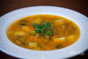 Гречневый суп вегетарианский - фото шаг 10