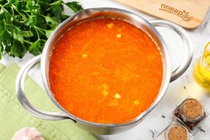 Суп с килькой в томате с вермишелью - фото шаг 8