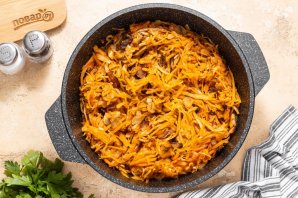 Грибная солянка с овощами на зиму - фото шаг 9