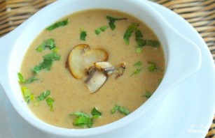 Крем-суп из шампиньонов с картошкой - фото шаг 5